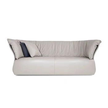 Cornelio Cappellini Nubuck Fabric Sofa (XF-5937)