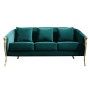 Boca Do Lobo Aluminum & Fabric Living Room Sofa Designed