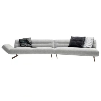 Arketipo Design Armchair Crafted with Nubuck Artificial