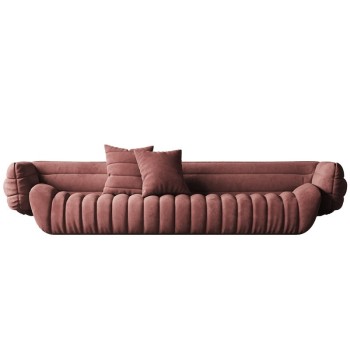 Baxter Nubuck Fabric Sofa