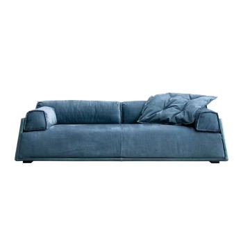 Baxter Living Room Sofa Top Grain Leather