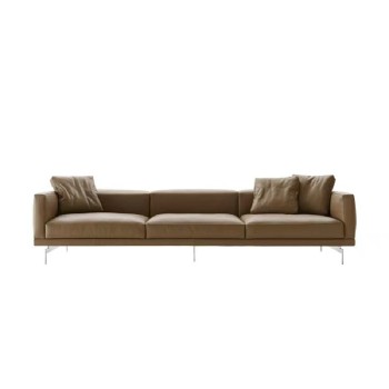 Italian B&B B&B Living Room Sofa Designed with Top Grain