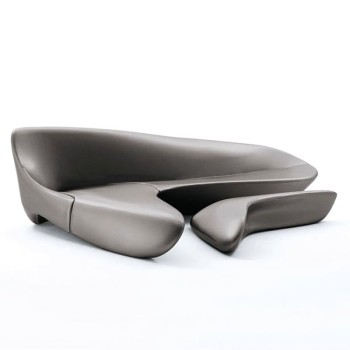 Italian B&B B&B Irregular Sofa- Designed with Fabric