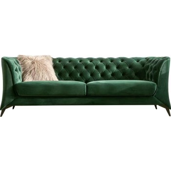 Natuzzi Living Room Sofa Crafted from Top Grain Cow