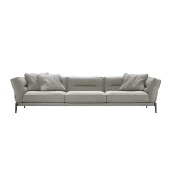 Flexform Top Grain Leather Sofa