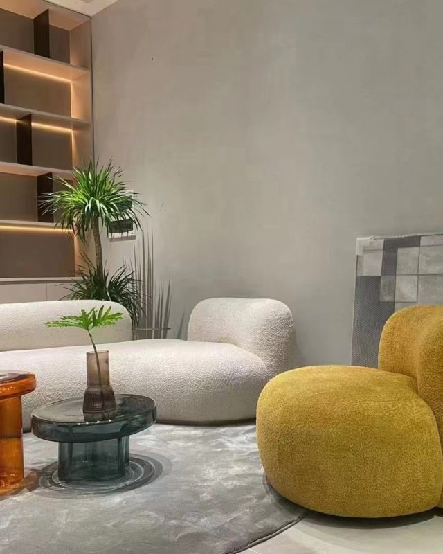 Tateyama High Quality Luxury Fabric Bean Sofa Made in China Perfect for Relaxation and Cozy Gatherings