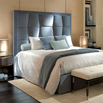 Versace Bed Crafted from Soft Nubuck Fabric
