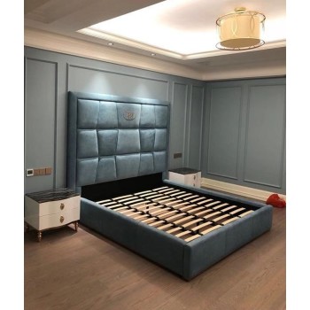 Versace Bed Crafted from Soft Nubuck Fabric