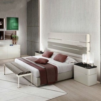 FENDI Bed Upholstered in Artificial Leather