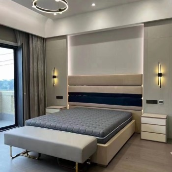 FENDI Bed Upholstered in Artificial Leather