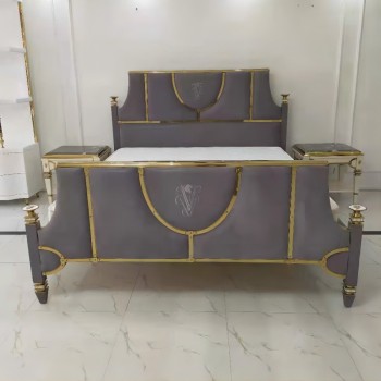 Visionnaire Bed Upholstered in Fabric