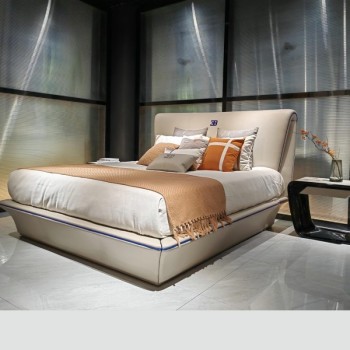 Bugatti Bedside Table Crafted from Top Grain Cow Leather