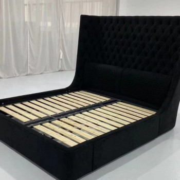 Vittoria Frigerio Bed Upholstered in Fabric