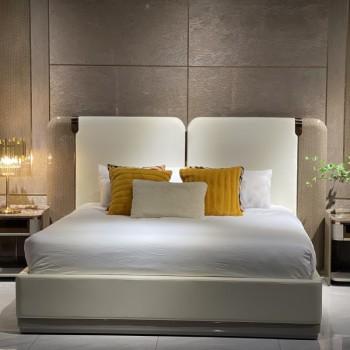 Giorgio Armani Bed Made with Soft Artificial Leather