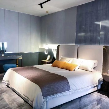 Giorgio Armani Bed Made with Soft Artificial Leather