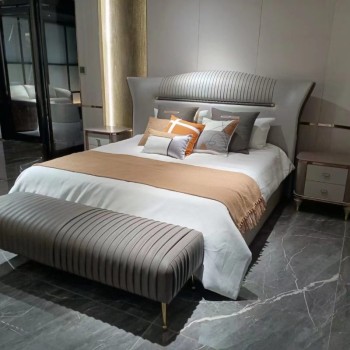 Giorgio Armani Bed Crafted from Soft Artificial Leather