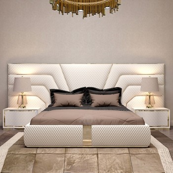 Giorgio Armani Giorgio Arman Bed Upholstered in Nubuck