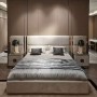 Cornelio Cappellini Bed Crafted from Soft Top Grain Cow