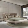 Cornelio Cappellini Bed Upholstered in Artificial Leather