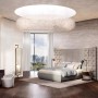 CAPITAL Bed with Nubuck Fabric