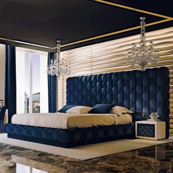 Daytcna Daytana Bed Upholstered in Soft Nubuck Fabric