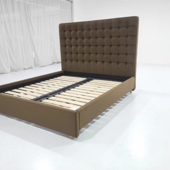 Baxter Bed in Nubuck Fabric