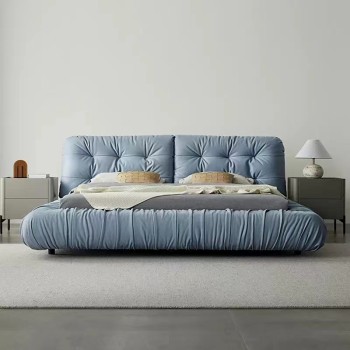 Baxter Nubuck Fabric Bed and Affordable Choice