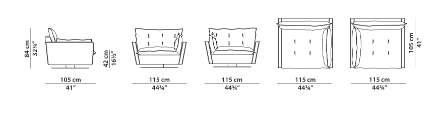 SORRENTO Armchairs