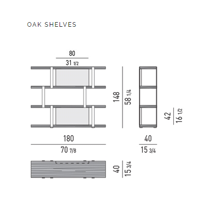 DD-820 Bookcases