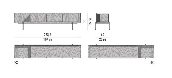 Superquadra Sideboards