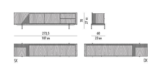 Superquadra Sideboards