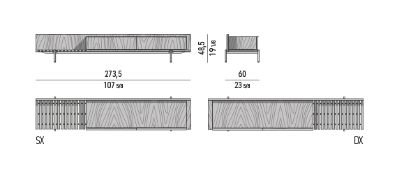 Superquadra Sideboards