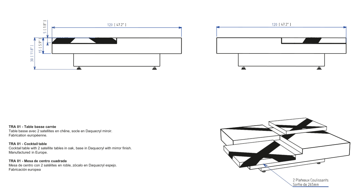 TRACK Coffee Tables
