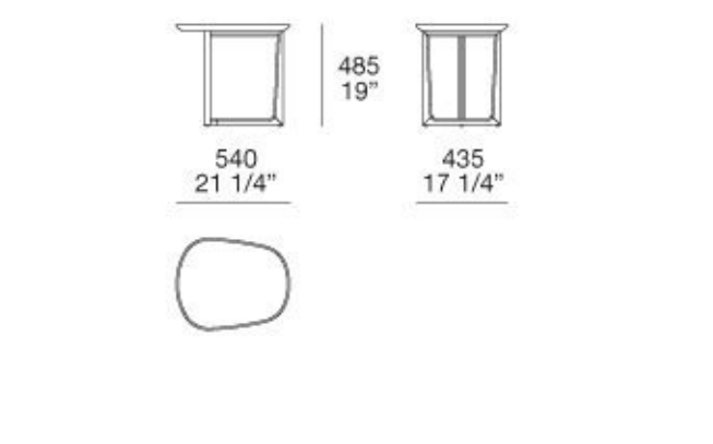 TRIDENTE Coffee Tables