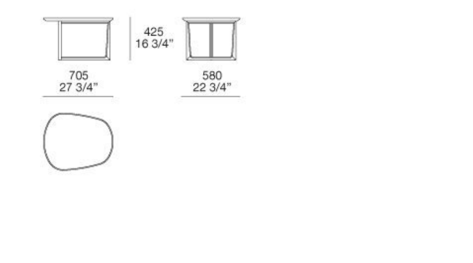 TRIDENTE Coffee Tables
