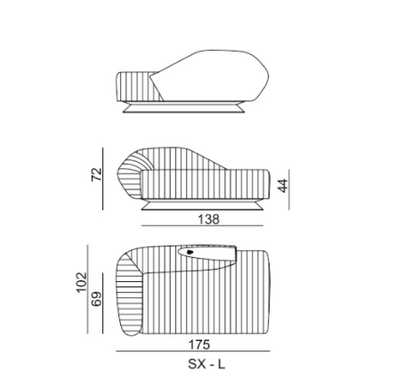 CITIZEN Chaise Longues