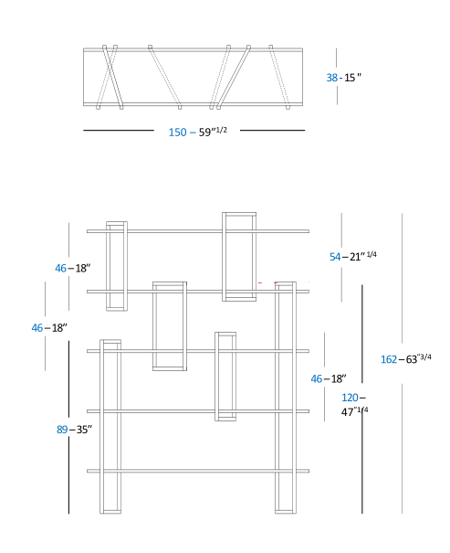DISCRETE Bookcases