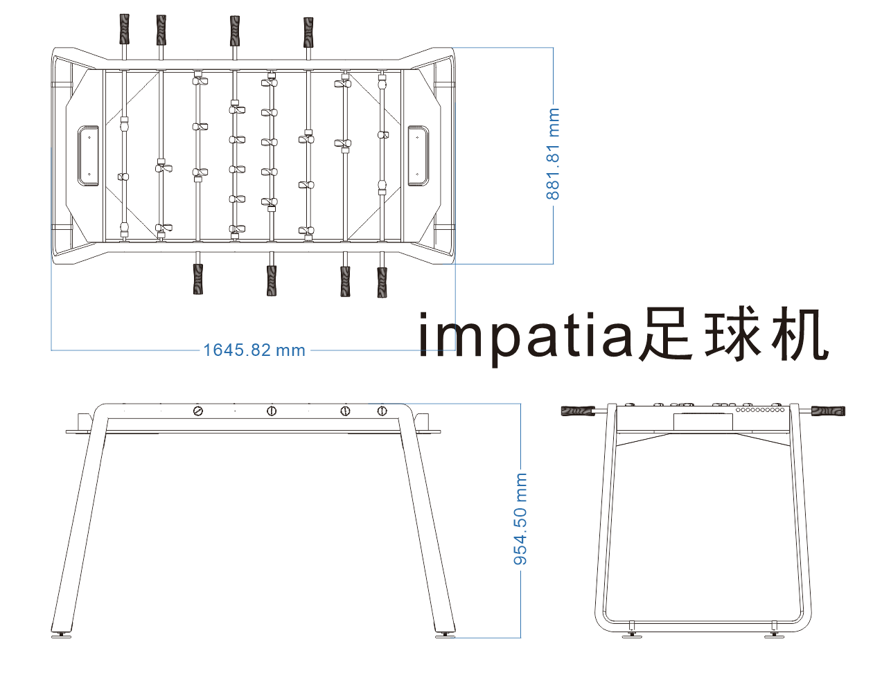 DD-3017 Foosball Tables