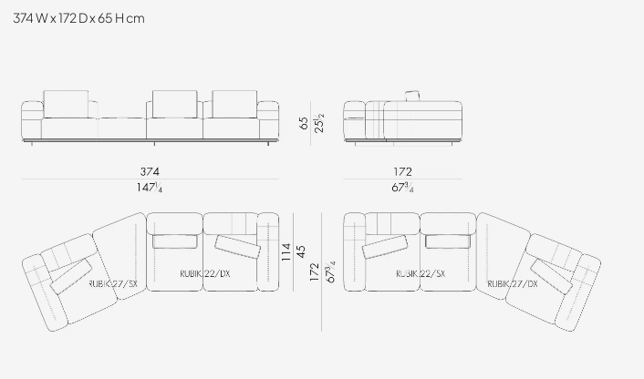 Rubik Sofas