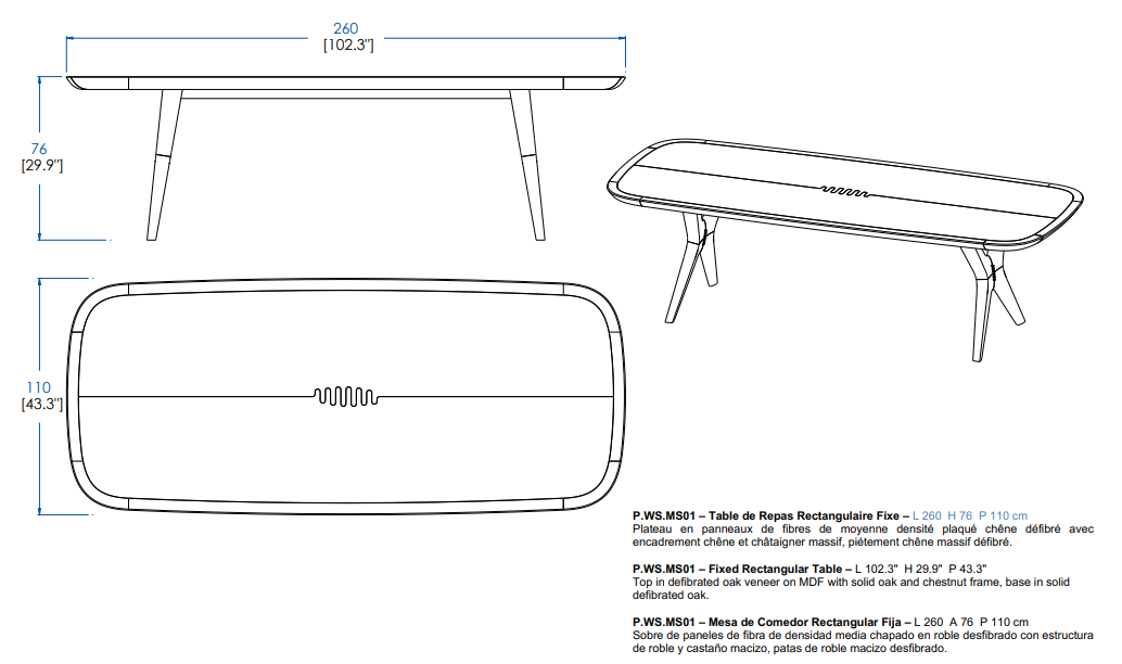 WHISPER Dining Tables