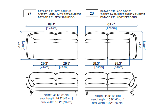 Allusion Sofas