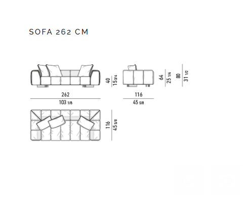 Ruffle Sofas