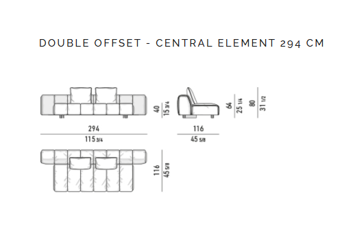 Ruffle Sofas