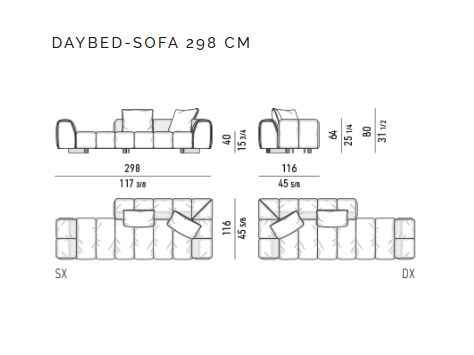 Ruffle Sofas