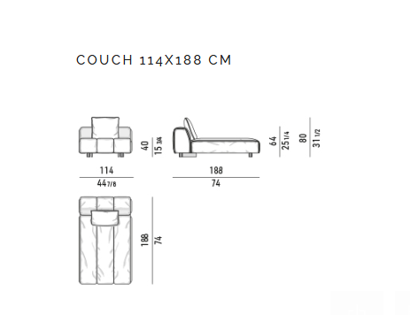 Ruffle Sofas