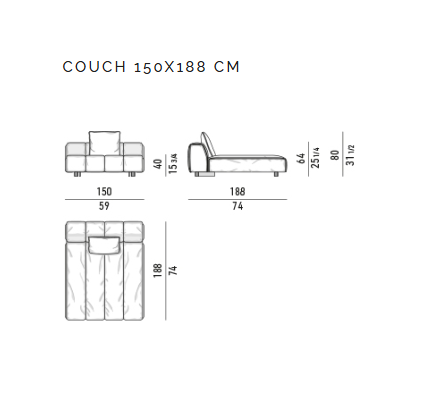 Ruffle Sofas