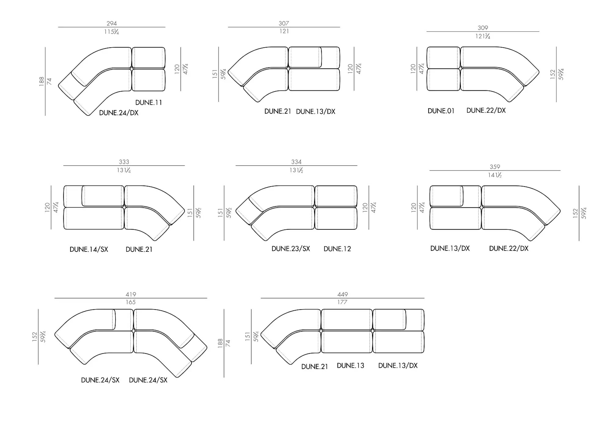 Dune Sofas