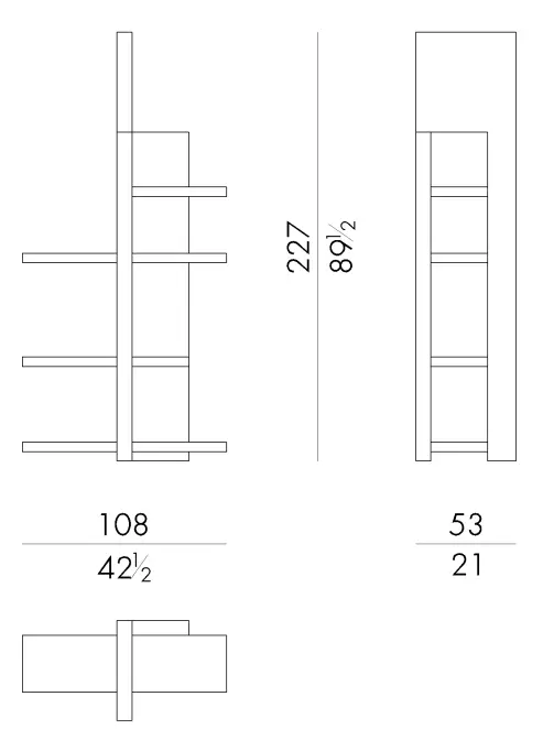 Axis Bookcases